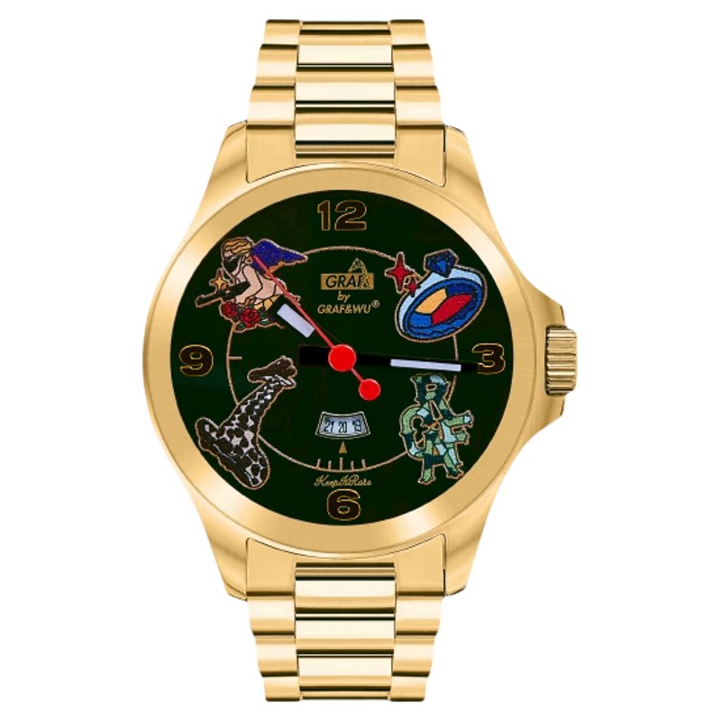 GRAF Four Elements Gold Watch