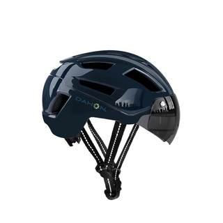 dahon大行自行车头盔男山地车公路车风镜骑行头盔装备安全帽女冬