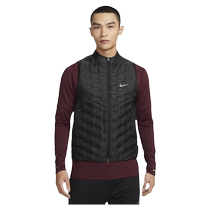 NIKE Nike down vest mens winter new stand-up collar warm running sports vest jacket FB7543-010
