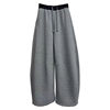 Dark gray scimitar sweatpants women's ankle-tie two-wear sweatpants
