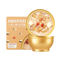 (Good Things to Experience Special share) Gum Nourishing flower gum porridge 258g * 2 bowls ready-to-use flower gum fish gum pregnant womans afternoon tea