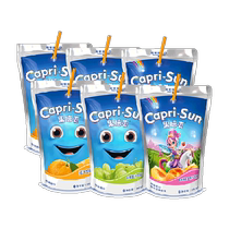 Немецкий фруктовый сок capri-sun соковый напиток со смешанным вкусом 200 мл * 6 пакетов интернет-напиток знаменитостей