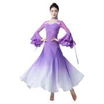 Modern Dance Dress 2024 New National Standard Waltz Social Clothing Professional Competition Performing Swing Dress