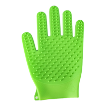 Pet dog and cat bath massage bath and cat gloves to remove floating hair smooth hair anti-scratch and anti-scratch toiletries