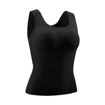 Catman Pregnant Womens Warm Vest Womens Suspenders Bra-Free Underwear Autumn and Winter Plus Velvet Bottoming Special for Pregnancy