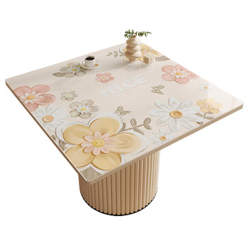 Pvc soft glass square table mat waterproof and oil-proof