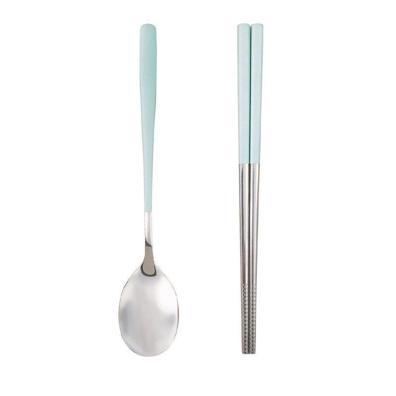 Portable tableware, chopsticks, spoon set 316 stainless steel