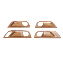 Suitable for Wenjie M7 new version of peach wood interior modification stickers special in-car anti-kick pads Ultra accessories