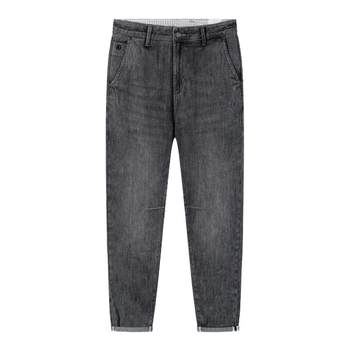 ໂສ້ງຍີນຊາຍ Semir jeans ຊັກແບບ retro classic trend fashion trousers daily commuting style trousers small-legged