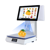 Intelligent AI product recognition fruit store cash register cashier scale weighing all-in-one fruit and vegetable cooked food snacks convenience store fresh food supermarket braised vegetable spicy hotpot shop electronic scale cash register cashier system