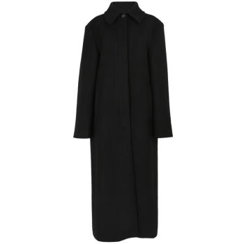 秋冬直筒呢子大衣女长款过膝高级感毛呢外套高个子冬季加厚加长款