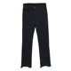 Plus size women's black slimming straight jeans dad pants