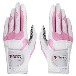 PGM golf gloves women's golf gloves non-slip sunscreen breathable microfiber cloth finger sets left and right hands