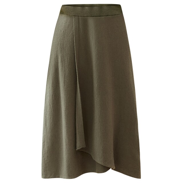 Wool skirt, fashionable and versatile commuting intellectual skirt