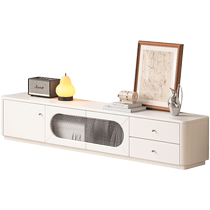 Source Woodspeak Solid Wood TV Cabinet Living-room Home Cream Wind Floor Dwarf small family Type white Cupboard Locker