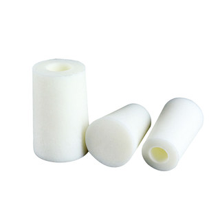 玻璃试管硅胶塞带砂芯硅胶塞实验室瓶塞锥形瓶三角烧瓶硅胶塞空心