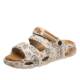 Men wear large-size casual beach slippers for summer, soft sole slimming, anti-slip, waterproof dual-purpose sandals