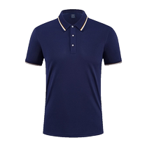polo shirt custom pure cotton work clothes printed ice silk t-shirt short sleeve printed logo embroidery advertising shirt lapel workwear