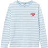 PUMA Puma children's clothing children's long-sleeved T-shirt striped design sports fashion fashionable sweatshirt top