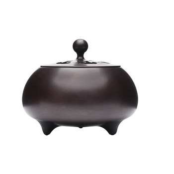 Copper Incense Burner for Home Use, Indoor Incense Burner, Coil Incense Burner, Incense Burner for Incense Sticks, Xuan De Burner, Agarwood and Sandalwood Burner, Tea Ceremony Ornament