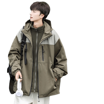 Three-in-one removable spring, autumn and winter jacket