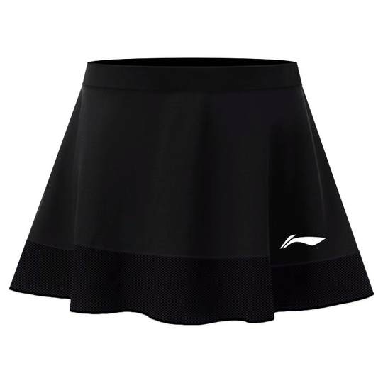 李宁运动短裙女速干百褶裙2025新款夏季高腰a字显瘦裙裤网球裙服