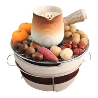 围炉煮茶器具全套碳炉室内烤火炉套装户外木炭泥炉烧烤肉2025新款