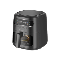 (Self-operated) Sharp air fryer household large-capacity visual flip-free oil-free multifunctional electric fryer E60