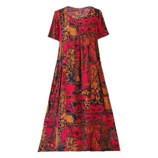 Floral dress with pocket