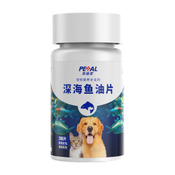 Padino fish oil for cats and dogs, pet anti-hair loss deep sea fish oil tablets for cats, cod liver oil for fine-haired dogs