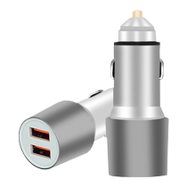 MAMBA up-to-car charger PD fast зарядка USB-C Type-C car charging one-drag two xs max miger