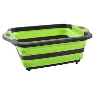 Travel picnic multi-functional portable folding chopping board dual-use chopping board sink integrated outdoor camping picnic kitchen utensils