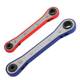 Two-way ratchet four-purpose refrigeration valve wrench, four-sided hexagonal air-conditioning cold storage shut-off valve, special maintenance tool