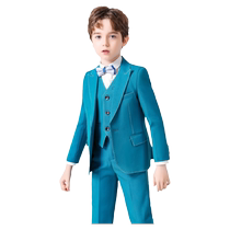 Romon boys suit suit childrens dress three-piece British boy casual suit small host performance costume