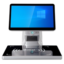 rfid smart induction dining table ordering tray self-checkout chip tray school canteen company canteen scan barcode induction tray supports a variety of software