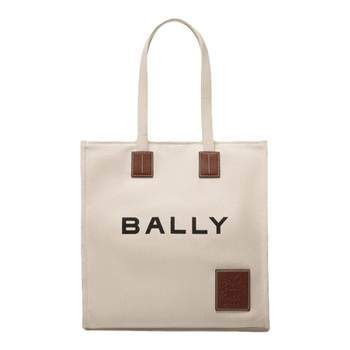 Bally bally akelei beige fabric women's tote bag 6307808