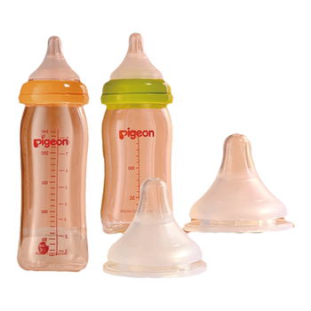 Food grade silicone baby bottle nipple accessories for multiple ages