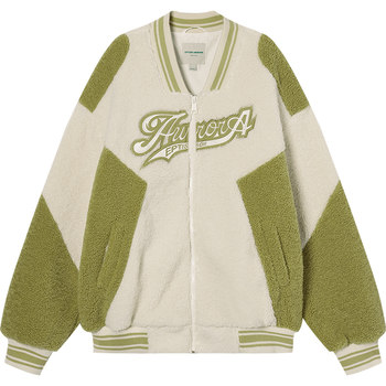 Eptison american polar fleece loose baseball jersey