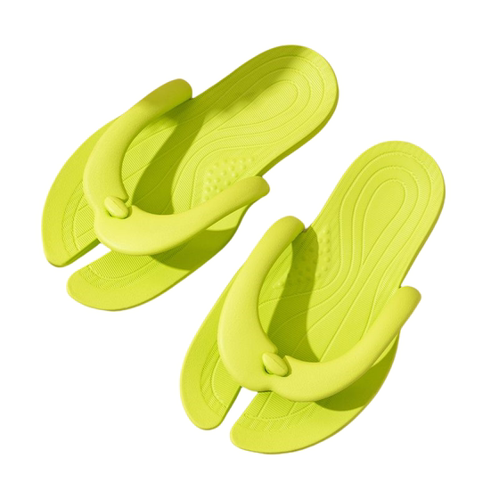 
Folding travel bath slippers for women portable summer swimming beach flip flops for men flat low heel non-slip thick bottom