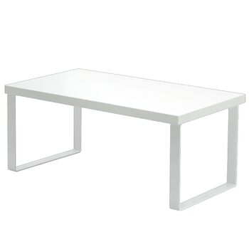 Kitchen countertop layered storage rack