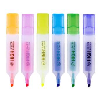 Deli student highlighted color marker highlighter