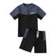 Yuke children's split patchwork color children's split swimsuit