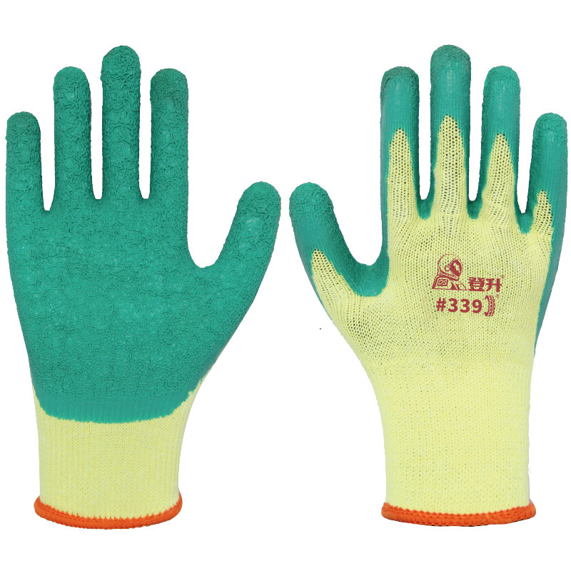 Thickened labor protection gloves for construction site work, wear-resistant and non-slip