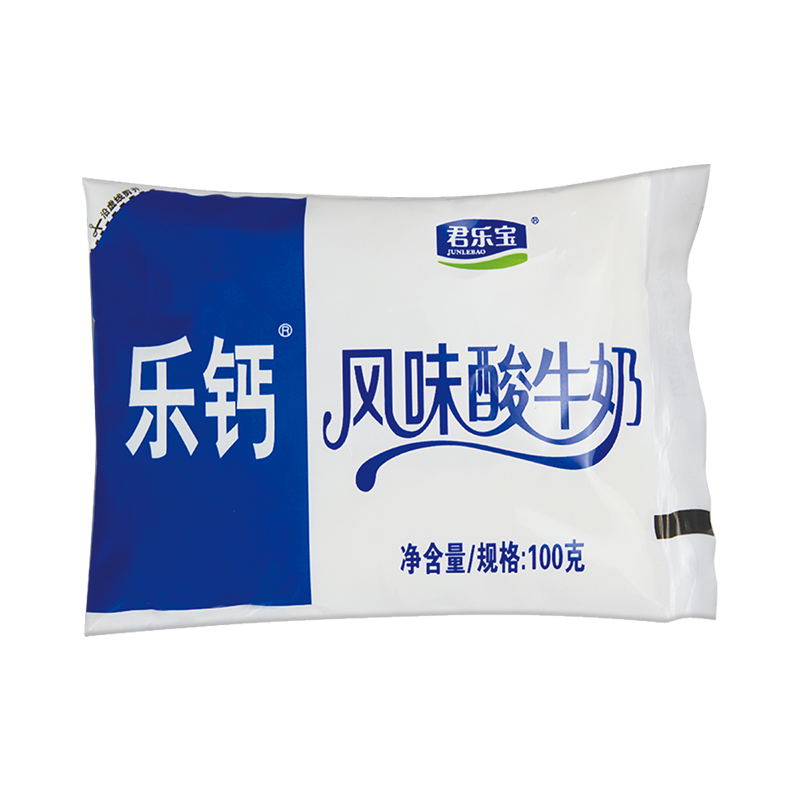 Junlebao sachet yogurt calcium flavored yogurt