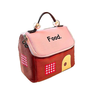 Dopamine small house large capacity makeup bag