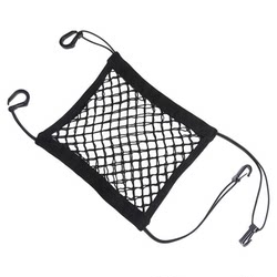 Car Seat Storage Net Pocket Organizer, Car-Mounted Storage Bag, Child-Proof Elastic Net