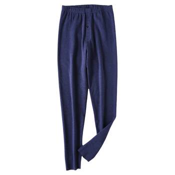 Men's Autumn and Winter High-Elastic Large-Size Thermal Pants, Thickened Thermal Fiber Slim-Fit Base Layer Leggings, Sleep Pants, Wool Pants