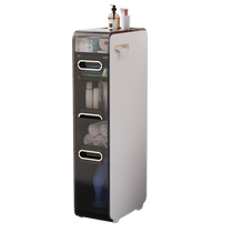 Light luxury bathroom sandwich cabinet storage rack narrow gap storage cabinet installation-free toilet bathroom toilet storage cabinet floor-standing