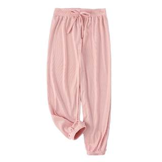 Children's ice silk anti-mosquito pants girls summer thin boys pants baby Korean version loose foreign style bloomers outer wear