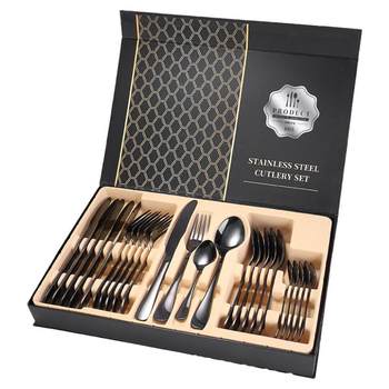 Set of stainless steel desserts european and western cuisine